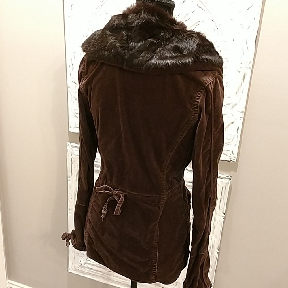 Twill 22 Fur coat military cargo - Picture 7 of 7